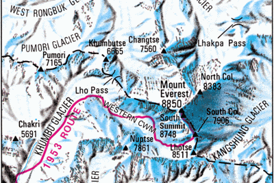 camp mount luther early expeditions to mount everest