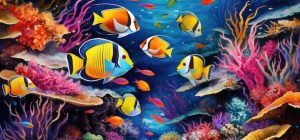 coral drawing capture the beauty of underwater art