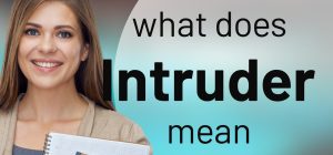 intruder definition and meaning explained for you