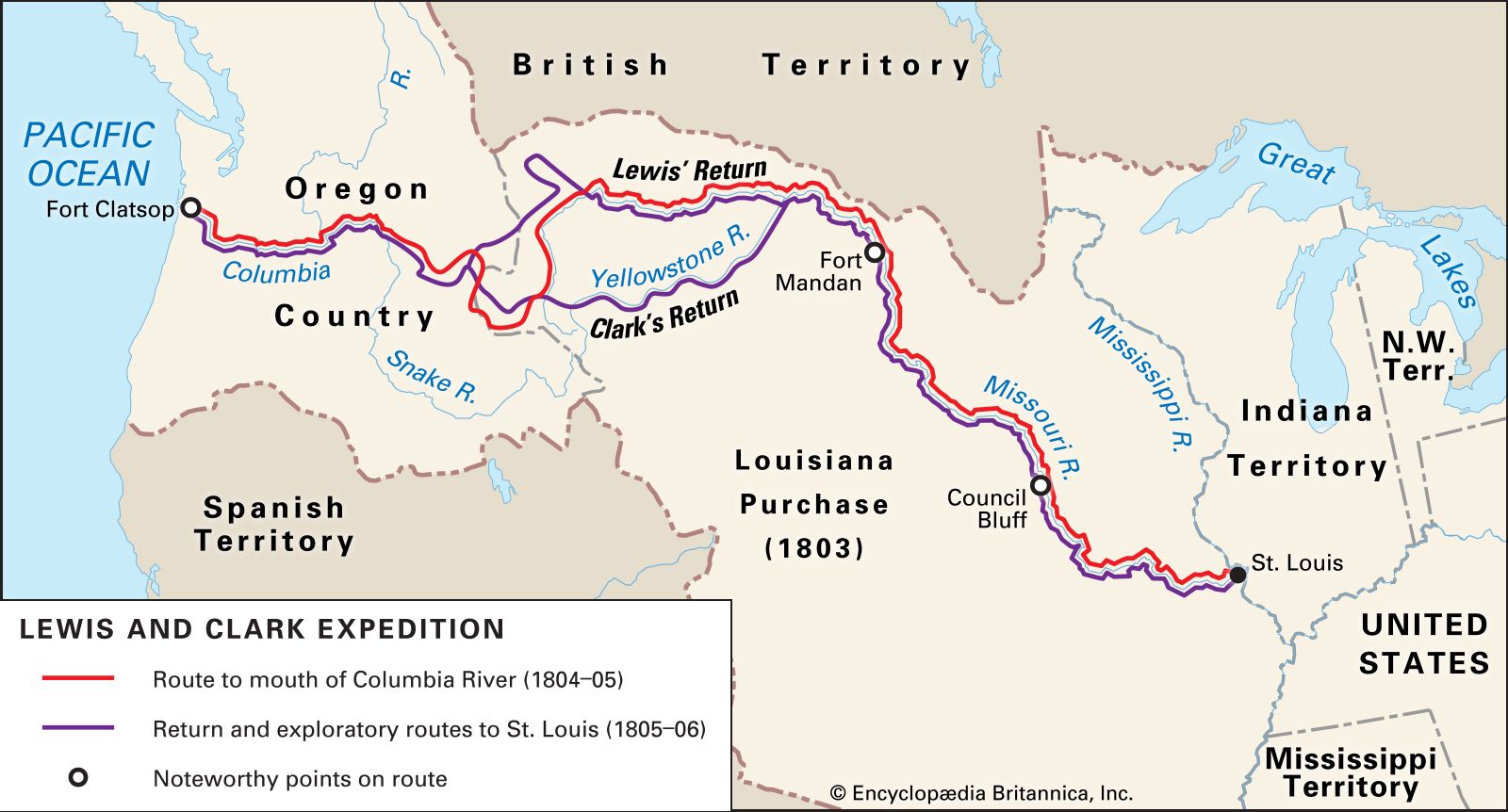 Lewis and Clark Expedition: Exploring the Route Map 1 lewis and clark expedition exploring the route map