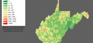 map and population of west virginia a historical overview