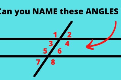 parallel lines cut by a transversal angles