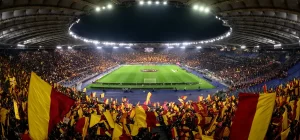 serie a giallorossi shine at stadio olimpico in rome