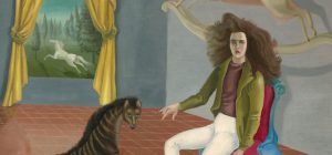 what do durham painters explore in surrealism and war art